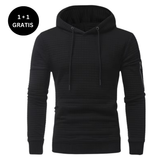 ASTHON  – Herbst-KapuzenHoodie für Männer – Schwarz