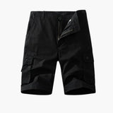 Herren Baumwoll Cargo Shorts mit Taschen für den Sommer – Grau