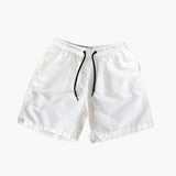 Herren Sommer Shorts mit Kordelzug und Schnelltrocknung – Weiß