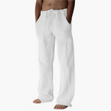 Leichte Relaxed Fit Hose für Herren - bequem & luftdurchlässig – Weiß