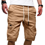 Komfortable Herren Cargo Shorts – Beige