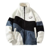 Herren Klassische Fleecejacke | Stehkragen – Weiß