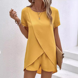 Ofiriya - Elegantes Sommer Outfit Kleid – Gelb