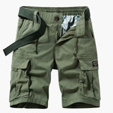 Kordelzug Cargo Shorts für Herren – Armee grün