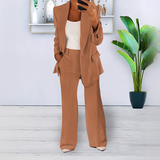 Merrah - Stilvolles Set für Damen – Braun