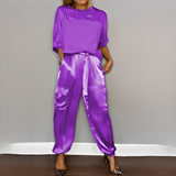 Zaida - Elegantes und durchdachtes Damen-Set – Violett