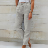 Marcy - Schicke Sommerhose für Damen – Grau