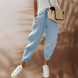 Johanna - Damen Sommerhosen, lässig und elegant – Blau