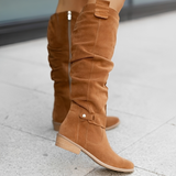 Jossy - Trendige Damenstiefel – Braun