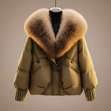 Elsie™ Eleganter Chic Mantel – Khaki