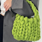 KnotenTasche™ Handgemachtes Style Statement – Grün