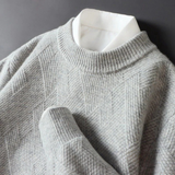 Pavel – luxuriöser, weicher herrenpullover – Grau