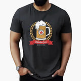 Oktoberfest 2025 Motiv T-Shirt für Herren – Grau