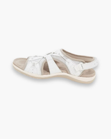 Damen Weiche Verstellbare Sandalen | Sicher – Weiß