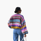 Offener Cardigan für Damen – Lila