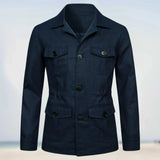 Leopold - Elegante Jacke für Männer – Marineblau