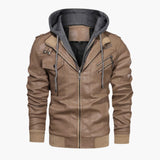 Kapuzierte Jacke für Herren – Khaki
