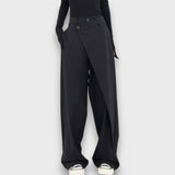 Ferranda – Asymmetrische Hose – Schwarz