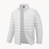 Anders - hochwertige herrenjacke mit puff-design – Grau