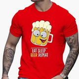 Biermotiv T-Shirt für Herren - Oktoberfest 2025 – Rote