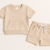 Snuglii - Weiches und bequemes Set für Kinderkleidung – Beige