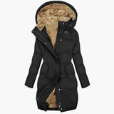 Gefütterte Jacke für Damen – Schwarz