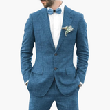 Festlicher Anzug - Herren Stilvoll für Hochzeit & Events – Blau