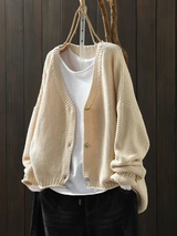 CORALIE | STRICKCARDIGAN – Beige
