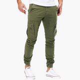 Bequeme Cargohose mit Seitentaschen - Herren Freizeithose – Armeegrün