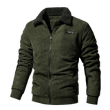 Jarek - warme und vielseitige fleecejacke für herren – Khaki