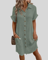 Brigitte | Polokleid – Grün