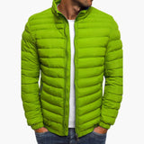 Leichte Steppjacke mit Reißverschluss - Herren Übergangsjacke – Grün