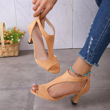 Heidrun™ | Elegante und bequeme Sandalen mit Absatz – Karamell