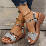 Podilife - Moderne orthopädische Sandalen im römischen Look – Silber
