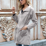 GALE - Wasserdichter Parka für Frauen – Grau