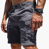 Cargo Shorts für Herren – Outdoor, Freizeit & Mehrtaschen Stil – Grau