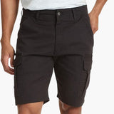 Herren Sommer Cargoshorts mit Klappentaschen und Reißverschluss – Schwarz