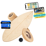 Surfin Balance Board – DIY Natürliches Holz (unbehandelt)