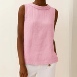 Maria - Stilvolles Damen Tanktop – Rosa
