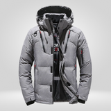 Herren Jacke | Geschlossene Form wasser- und winddicht isoliert – Grau