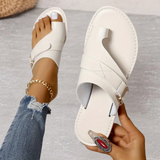 Stella | Konturiertes Fußbett Fußgewölbestütze Sandalen – Weiß