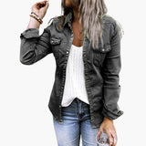 Denim Jacke für Damen – Schwarz