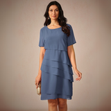 Sibylle | Elegantes Kleid – Blau