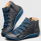 ELAIZA | Komfortable Schnürschuhe – Blau