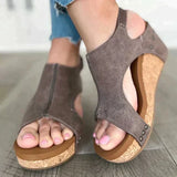 ALIA - Orthopädische Damensandalen – Taupe