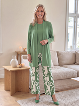 Soraya | Lässiges Frühlings-Drei-Teile-Set – Grün