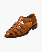 Swen - Leder Rutschfeste Schuhe – Braun