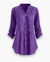 Damen Elegante Lange Bluse | Blusen – Lila