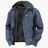 Wetterfeste Outdoorjacke für Herren – Blau