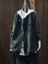 DIE ANSLEY | GEMÜTLICHE CARDIGAN – Grün